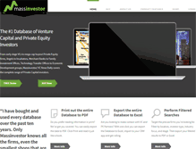 Tablet Screenshot of massinvestor.com
